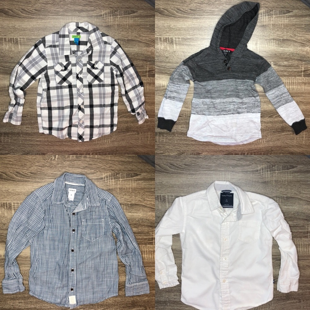 Boys size 6 shirt lot